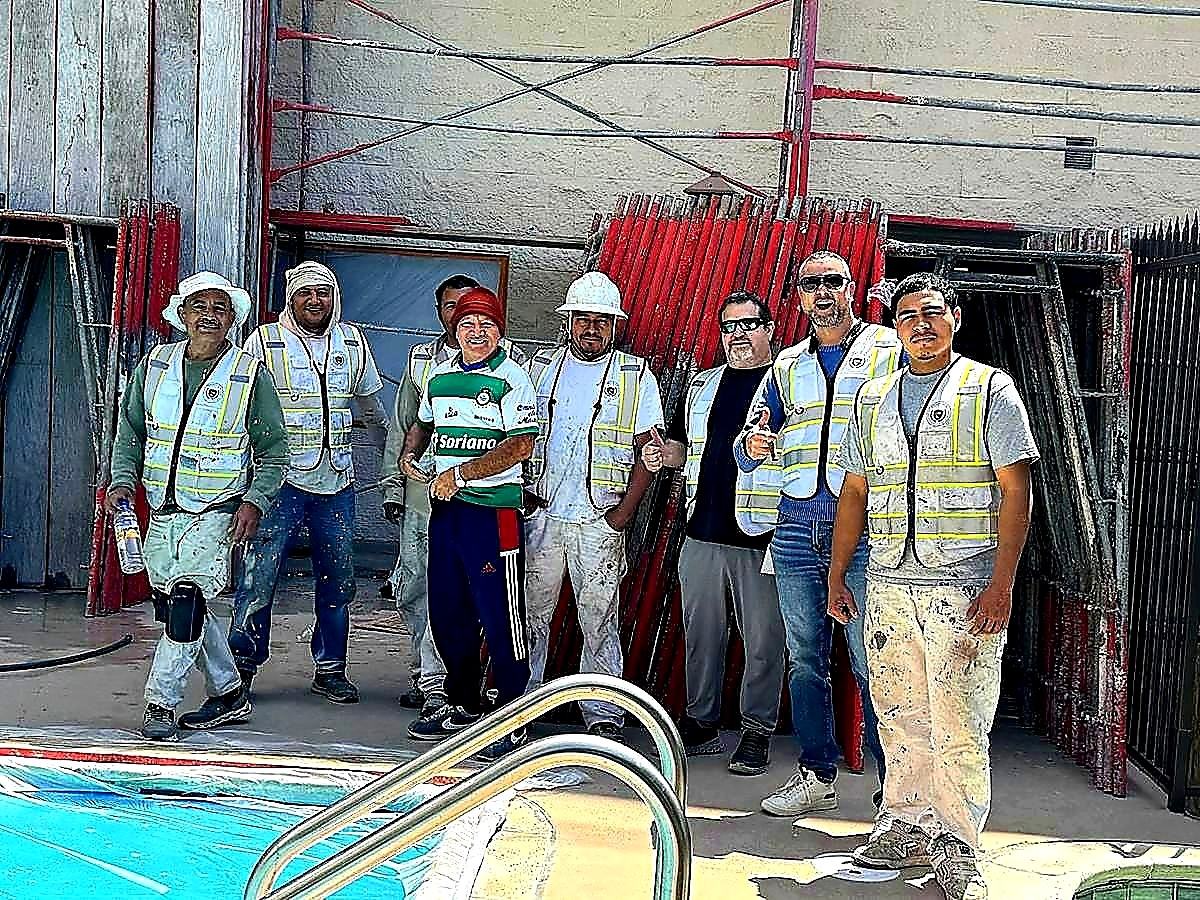 The ESR team on an HOA exterior project