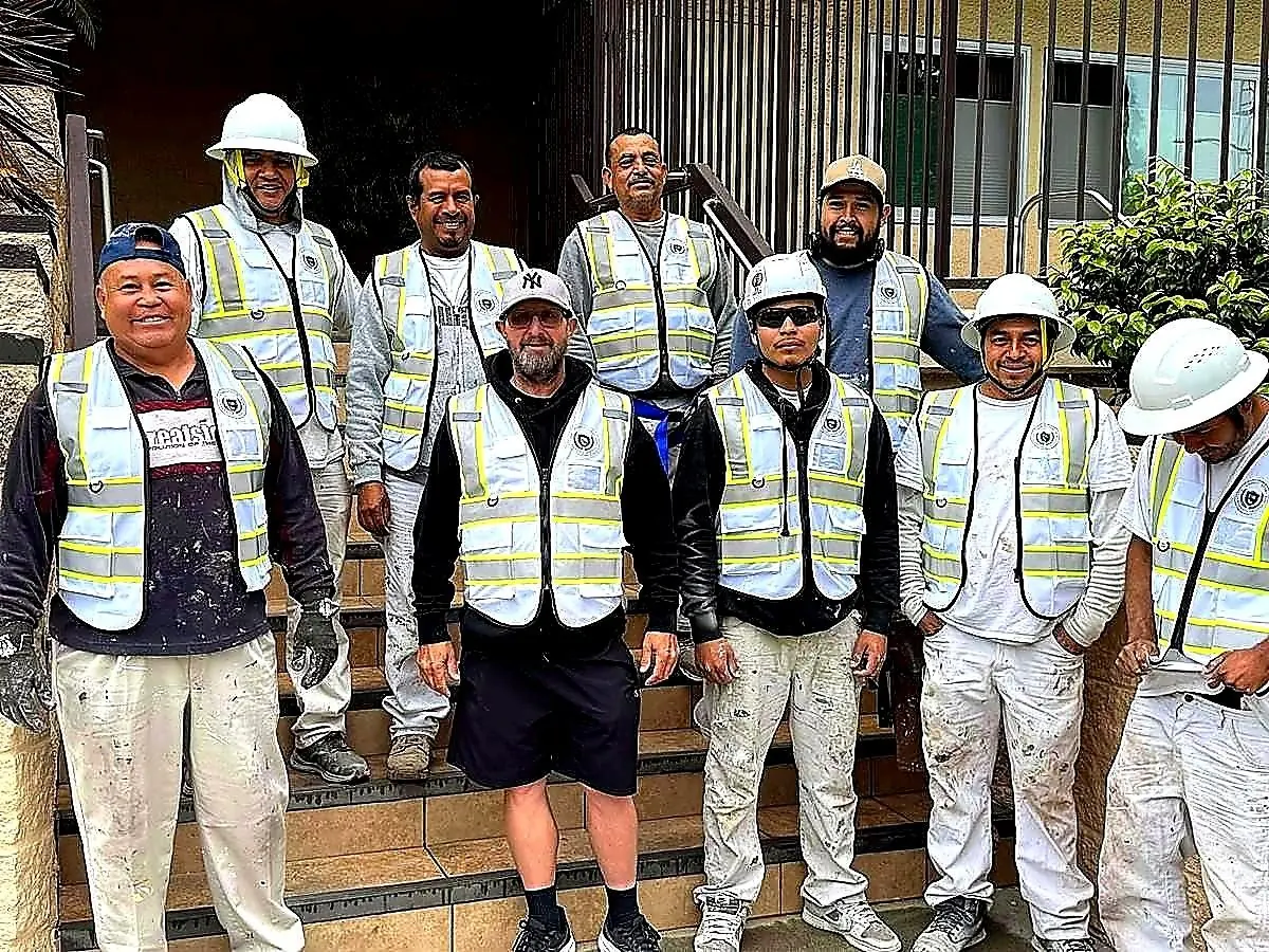 The ESR team on site